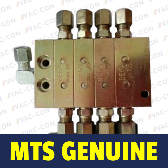 MTS Genuine Distribution Block with 8 Lubrication Points - VAC-CON Ltd