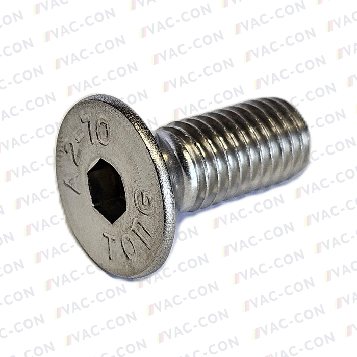 M10 x 25mm countersunk stainless steel screw