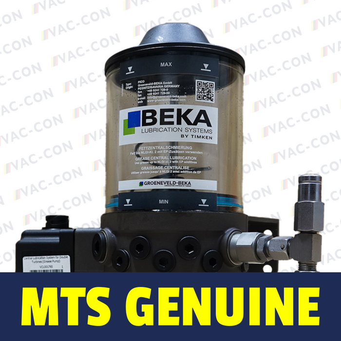 MTS Genuine Central Lubrication System for Double Turbines (Grease Pump) - VAC-CON Ltd