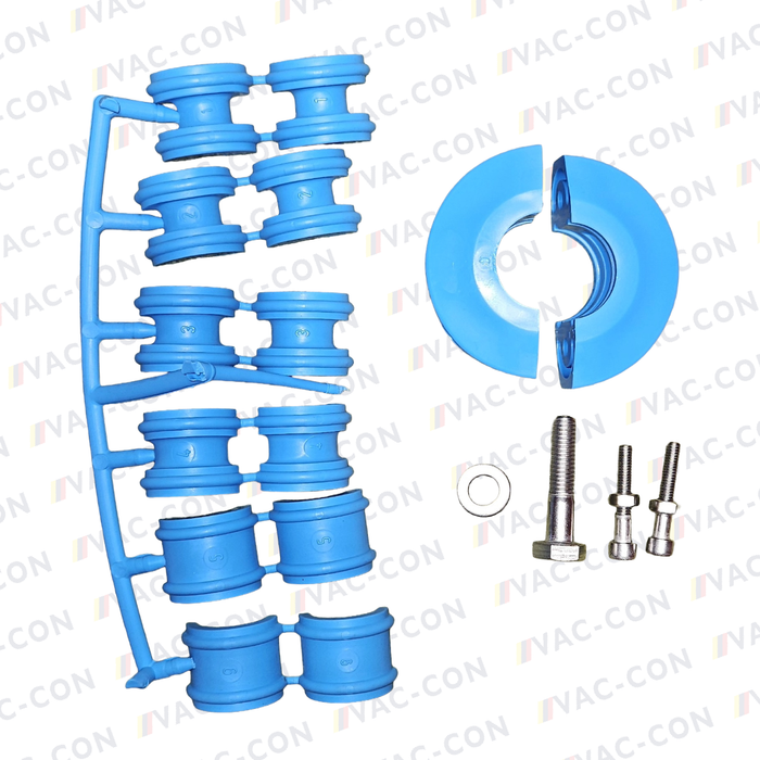 HOSE STOP 12-30mm BLUE Suitable for hose sizes from 12mm to 30mm with interchangeable inserts