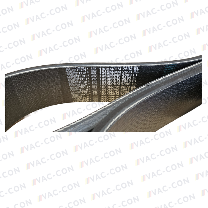 Turbine Driving Belt 2693mm PM 7 Poly Vee for early MTS 2 per truck required - VAC-CON Ltd
