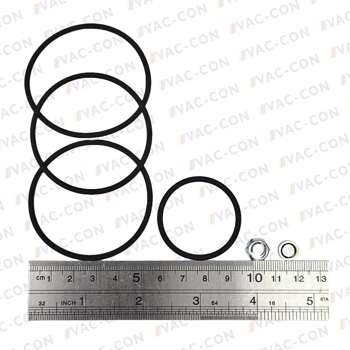 6 Piece COMPRESSOR OIL FILTER SEAL KIT for MTS / RSP Machines