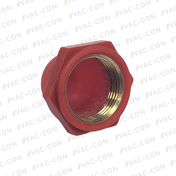 Gross Funk® 12mm Push button rubber cap RED / RED 70.108.1