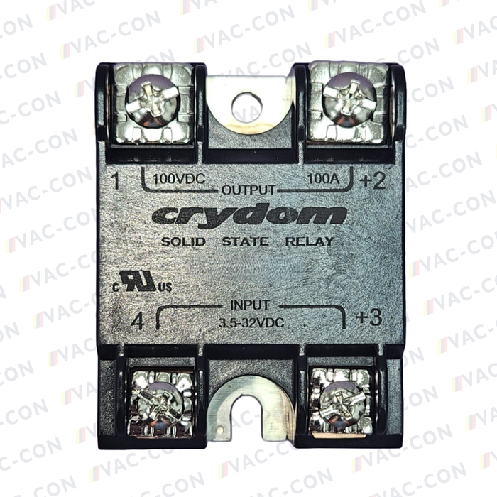 1-DC Series Solid State Relay, 100 A Load, Surface Mount, 100 V Load, 32 V Control for MTS Cooler Motor