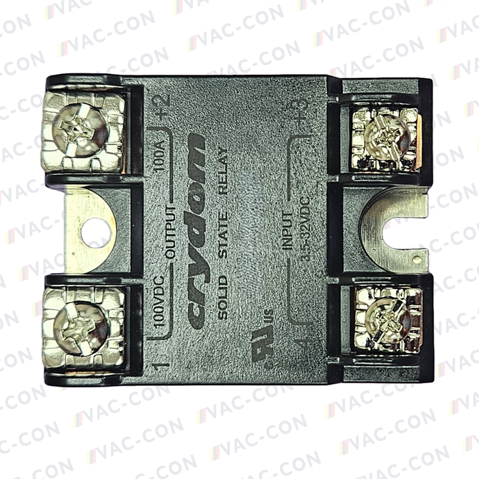 1-DC Series Solid State Relay, 100 A Load, Surface Mount, 100 V Load, 32 V Control for MTS Cooler Motor