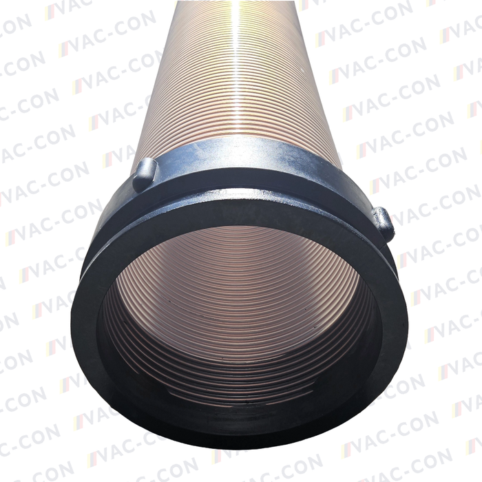 Heavy-duty 2 metre polyurethane flexible extension pipes c/w moulded-on collar connectors