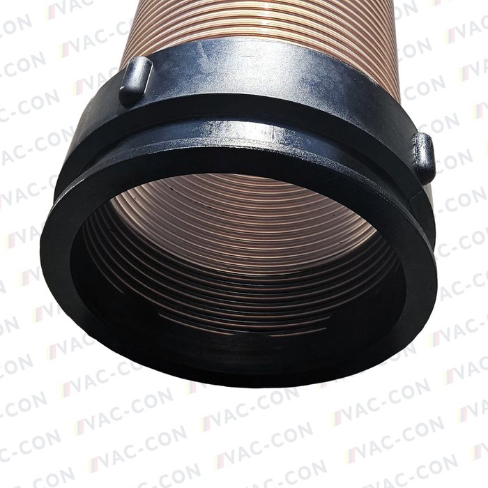 Heavy-duty 2 metre polyurethane flexible extension pipes c/w moulded-on collar connectors