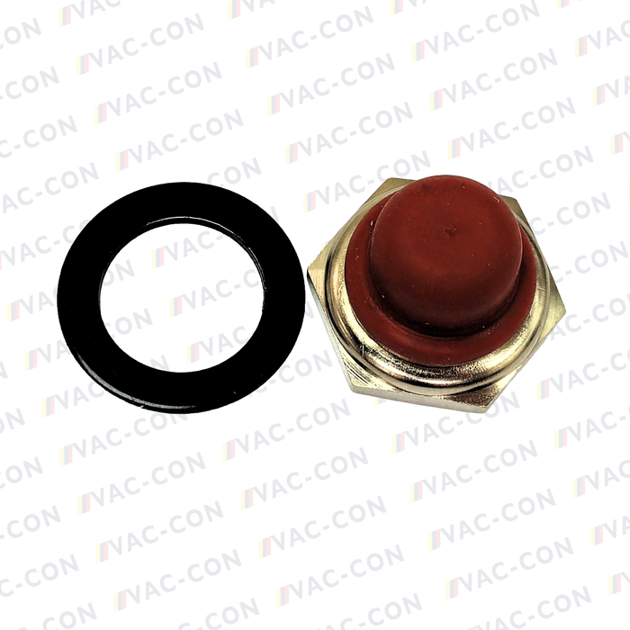Gross Funk® 12mm Push button rubber cap RED 70.108.4