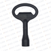 Key for insert triangular 8, Zinc die black powder-coated - VAC-CON Ltd