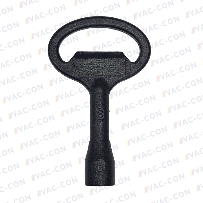 Key for insert triangular 8, Zinc die black powder-coated - VAC-CON Ltd