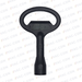Key for insert triangular 8, Zinc die black powder-coated - VAC-CON Ltd