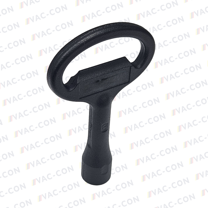 Key for insert triangular 8, Zinc die black powder-coated - VAC-CON Ltd