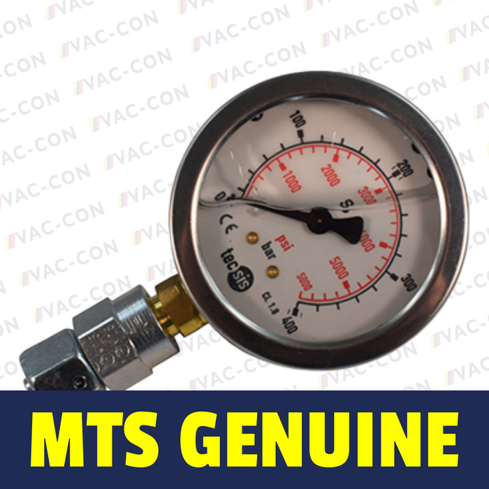 MTS Genuine Hydraulic Pressure Gauge 400 Bars