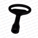 Key for insert square 7, Zinc die black powder-coated - VAC-CON Ltd