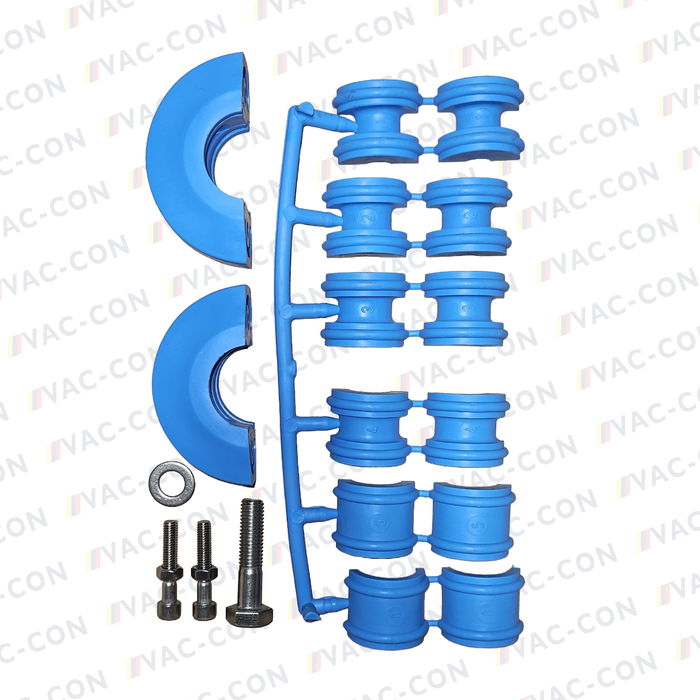 HOSE STOP 12-30mm BLUE Suitable for hose sizes from 12mm to 30mm with interchangeable inserts