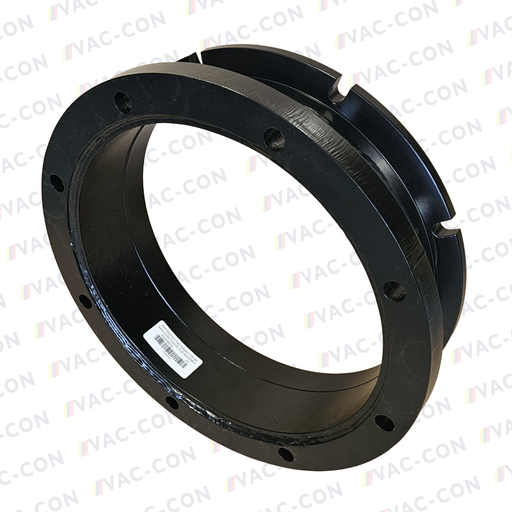 Elephant Foot Support Flange Base for RSP Machines HOSE FLANGE SUB ASSEMBLY A1-10-ASM POWDER COATED BLACK - VAC-CON Ltd