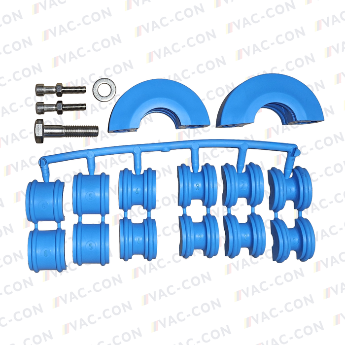 HOSE STOP 12-30mm BLUE Suitable for hose sizes from 12mm to 30mm with interchangeable inserts