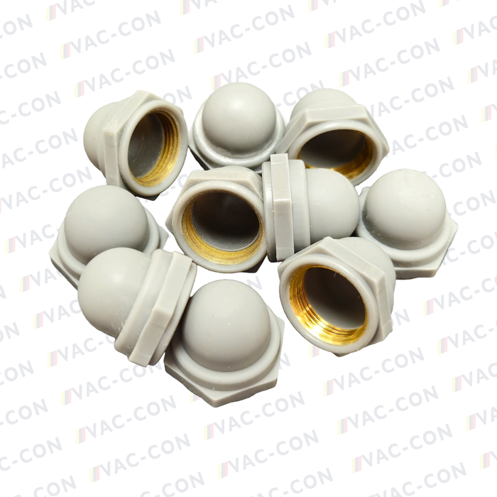 Gross Funk® 12mm Push button rubber cap GREY 70.108.2