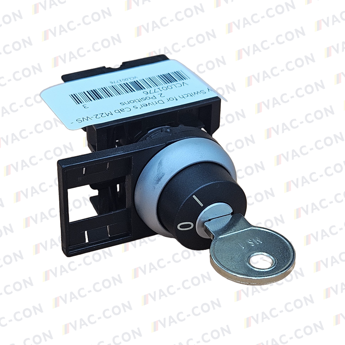 MTS Genuine Key Switch for Driver's Cab M22-WS - 2 Positions