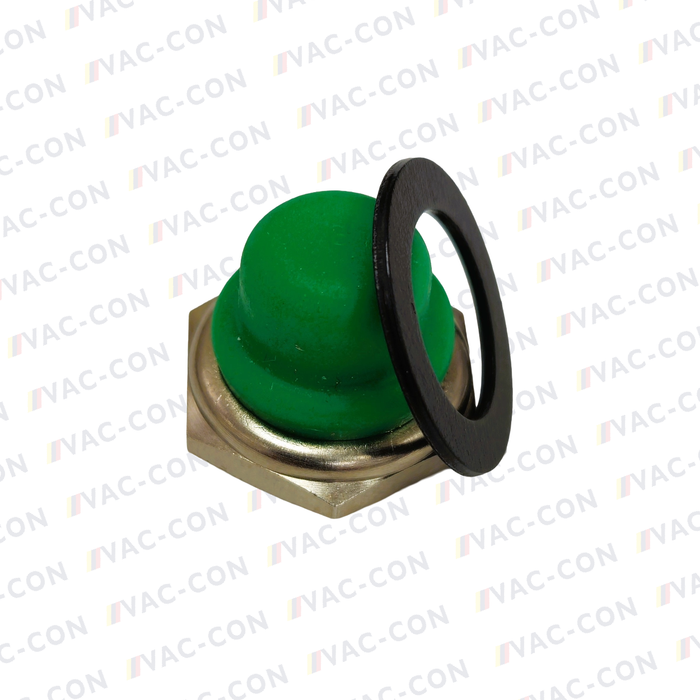Gross Funk® 12mm Push button rubber cap GREEN 70.108.5