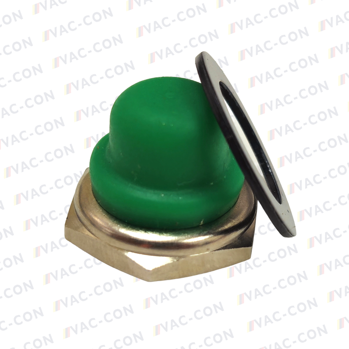 Gross Funk® 12mm Push button rubber cap GREEN 70.108.5