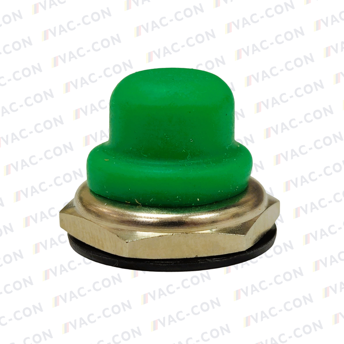 Gross Funk® 12mm Push button rubber cap GREEN 70.108.5