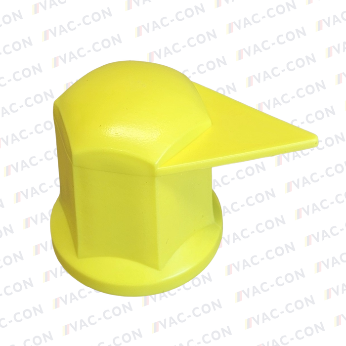 32mm Yellow Wheel Nut Top Indicator - VAC-CON Ltd