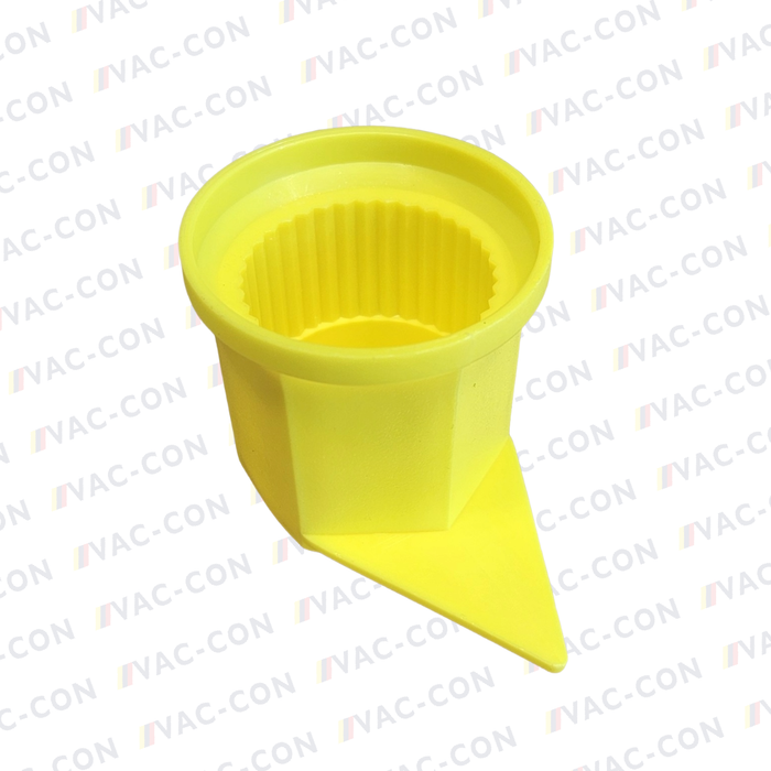 32mm Yellow Wheel Nut Top Indicator - VAC-CON Ltd