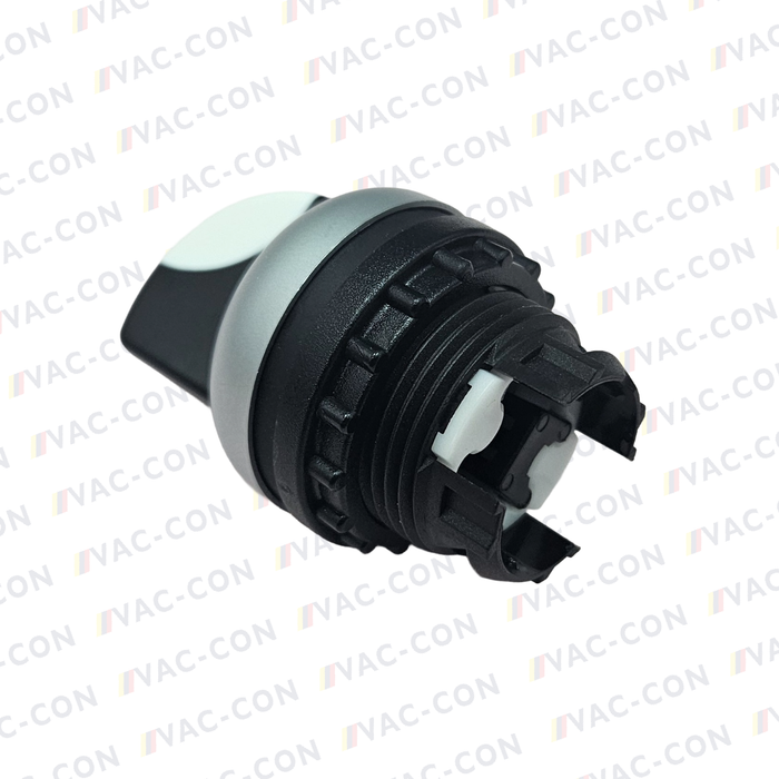 2 Position Selector Switch Head, 22mm Cutout, Black Handle IP66
