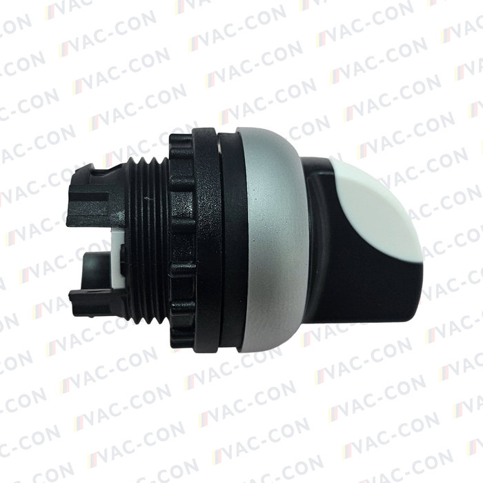 2 Position Selector Switch Head, 22mm Cutout, Black Handle IP66