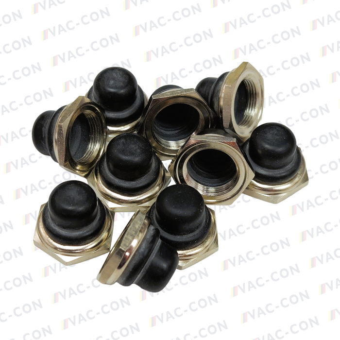 Gross Funk® 12mm Push button rubber cap BLACK 70.108.6