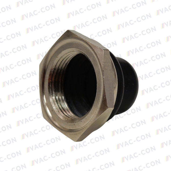 Gross Funk® 12mm Push button rubber cap BLACK 70.108.6