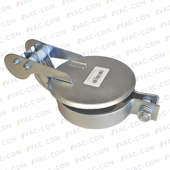 120mm Exhaust Rain Flap Cover Silver - VAC-CON Ltd