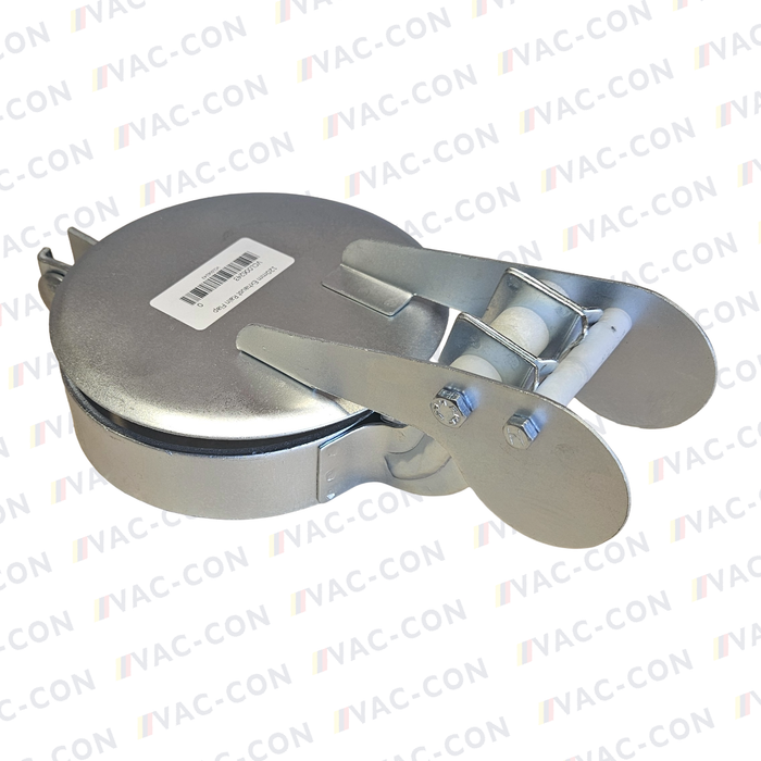 120mm Exhaust Rain Flap Cover Silver - VAC-CON Ltd