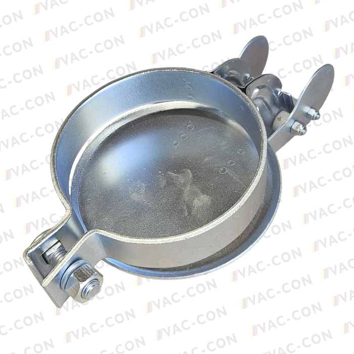 120mm Exhaust Rain Flap Cover Silver - VAC-CON Ltd