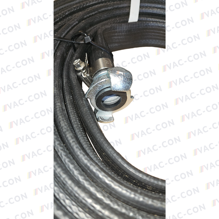 Lay Flat Agriflat Hose 19mm x 10mtrs with q3 couplings e/e (compressor hose with couplings) - VAC-CON Ltd