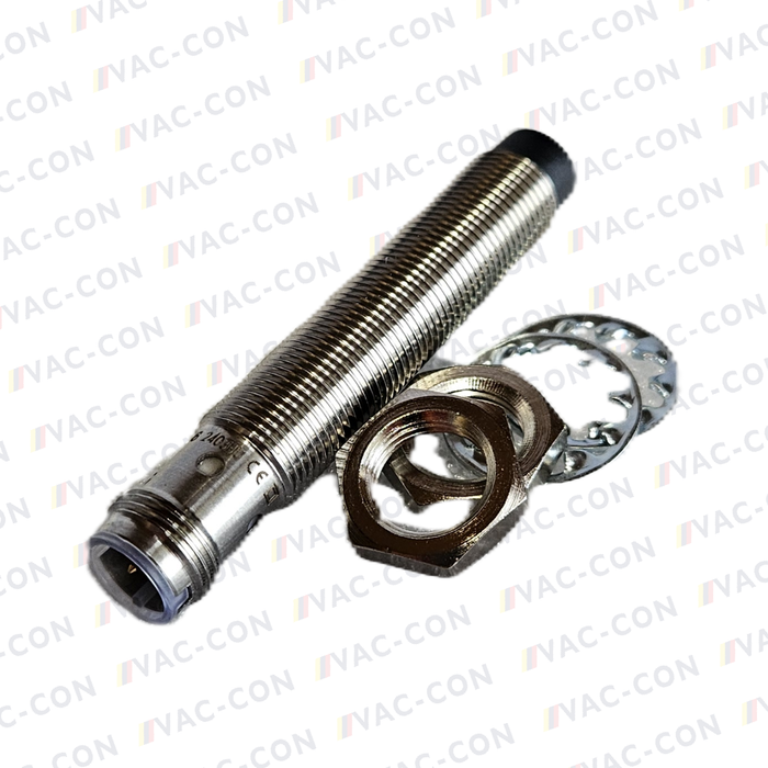M12 x 1 Inductive RPM Proximity Sensor - Barrel PNP Output 4 mm Detection IP68 for compressor and fans