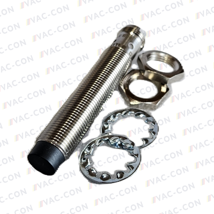M12 x 1 Inductive RPM Proximity Sensor - Barrel PNP Output 4 mm Detection IP68 for compressor and fans