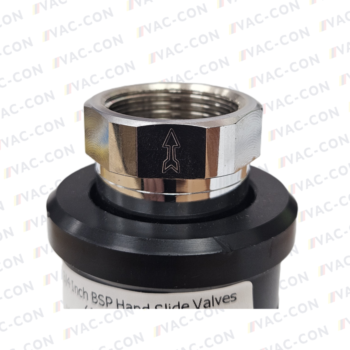 3/4 Inch BSP Slide Valve for air lances - VAC-CON Ltd