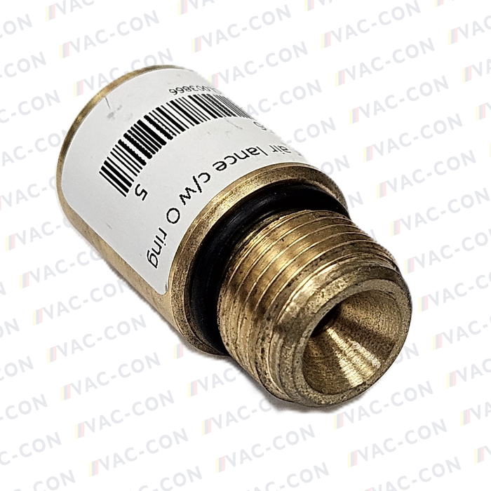 Brass nozzle replacement for air lance SKU VCL000610 comes with rubber O ring