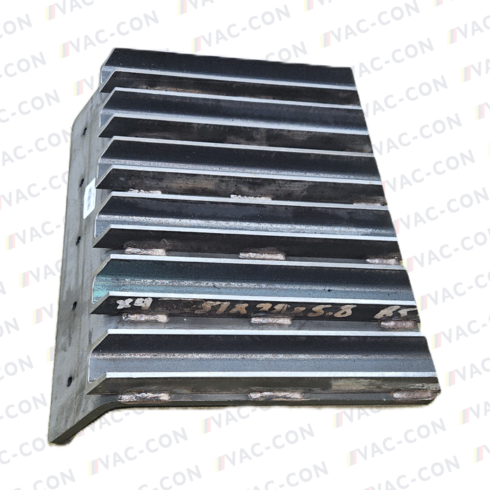 Ribbed Hardox Deflection plate for MTS Machines