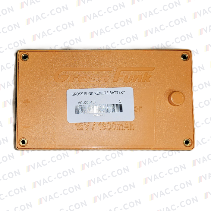 ORIGINAL GROSS FUNK REMOTE BATTERY 12V 138mm x 75mm x 20mm - VAC-CON Ltd