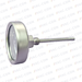 Flat instrument glass stainless steel gauge A52.040/S, 0...120°C M8 x 1.25 - VAC-CON Ltd